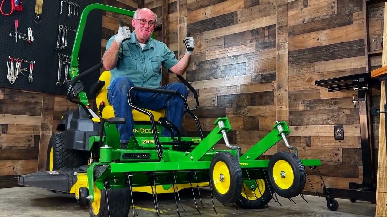 LP83252 Assembly Video — John Deere Z-thatcher a Front-Mount ZTR Dethatcher