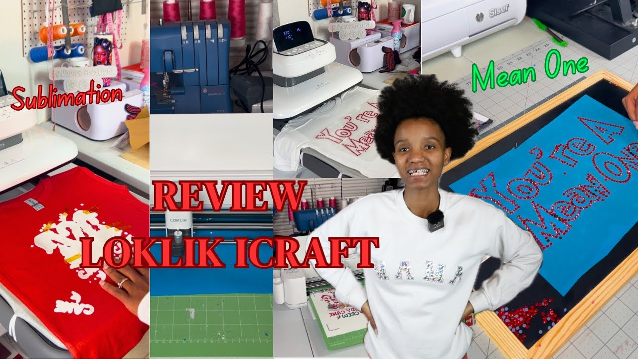 Loklik Icraft Worth the Price? Rhinestone & Print Cut Test on this Affordable Vinyl Cutter! REVIEW