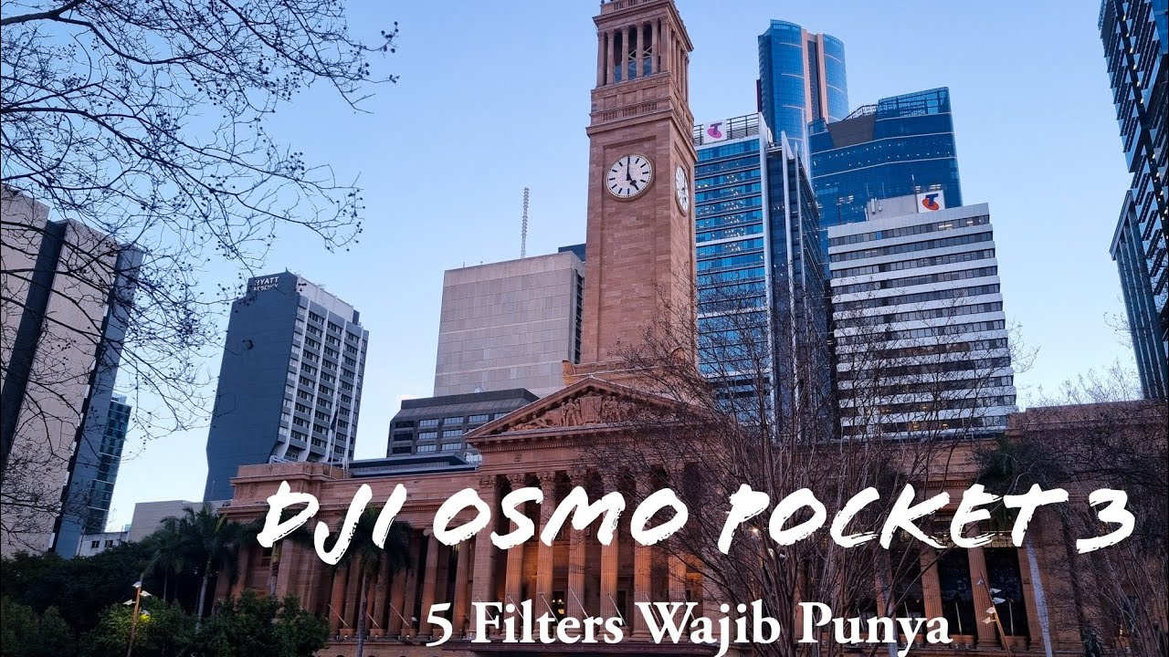 5 MUST-HAVE ND FILTERS FOR DJI OSMO POCKET 3 | BRISBANE AUSTRALIA WALKING TOUR 4K