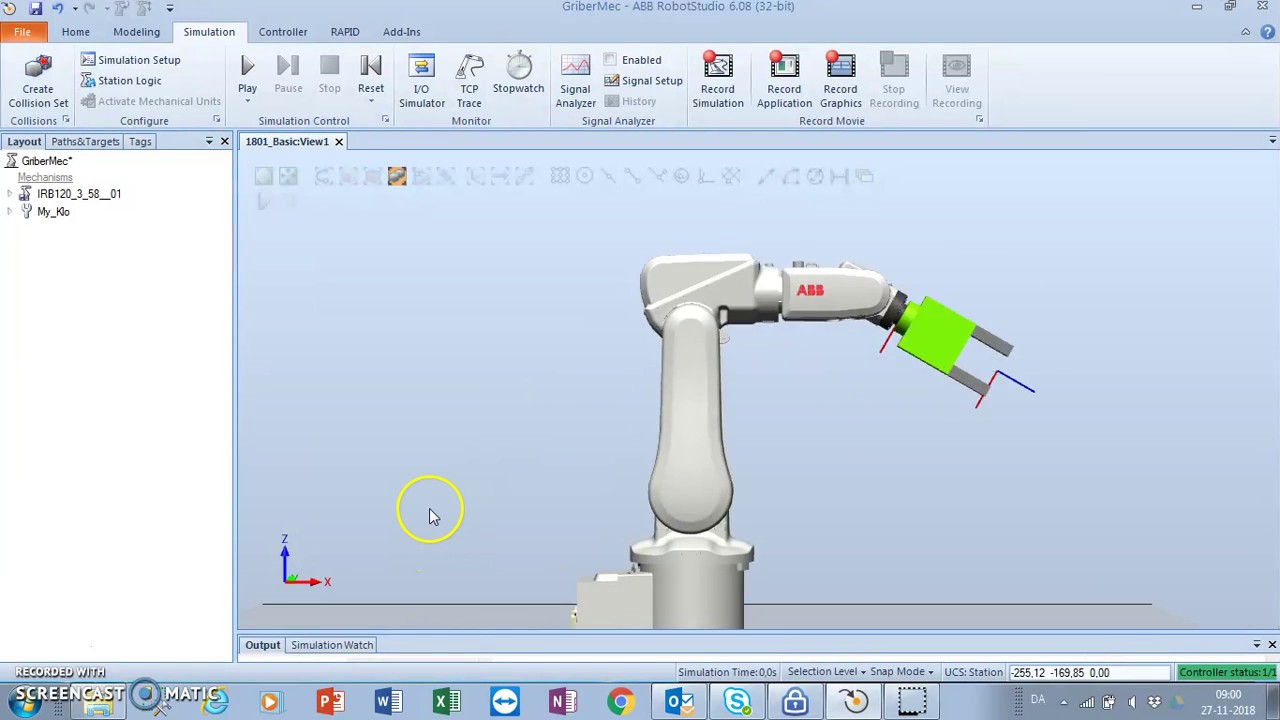 Create Mechanism Gripper Abb robotstudio