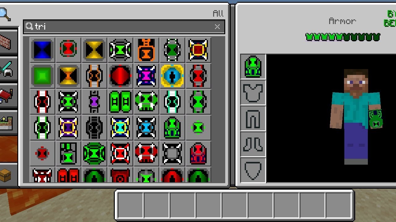 Best ben 10 Addon with every omnitrix for minecraft pe bedrock edition1.21+#ben10 #minecraft 