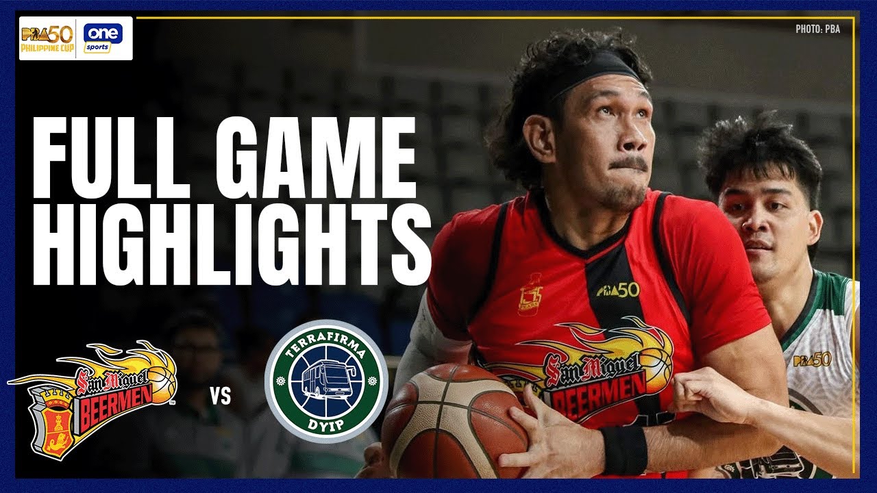 SAN MIGUEL vs. TERRAFIRMA | FULL GAME HIGHLIGHTS | PBA SEASON 50 PHILIPPINE CUP | DEC. 17