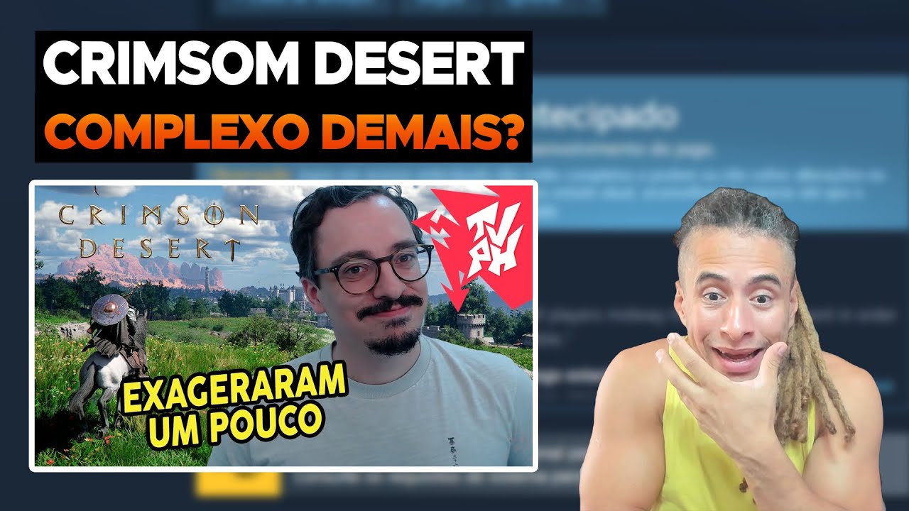 ZEUS REACT: CRIMSON DESERT É DE VERDADE, MAS COMPLEXO ATÉ DEMAIS!