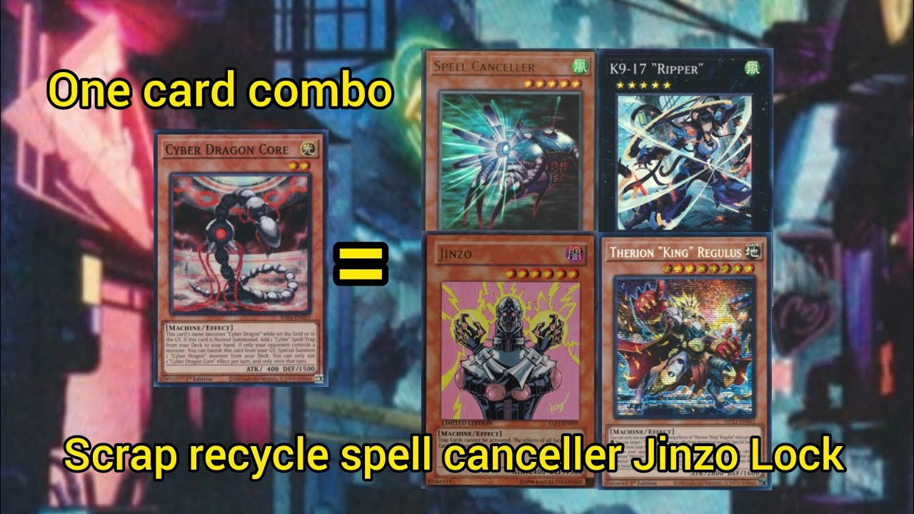 Yu-Gi-Oh! Cyber K9 spell canceller Jinzo Lock