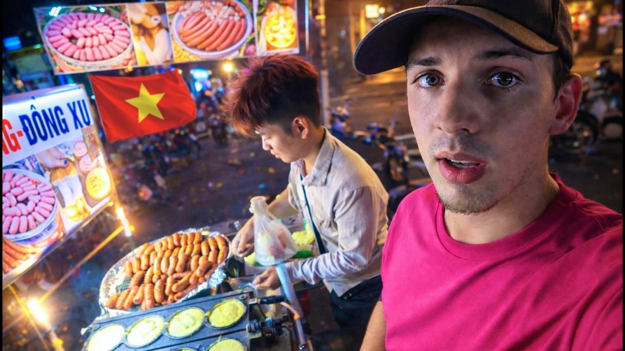 Je teste la STREET FOOD du nouvel an au Vietnam 🇻🇳