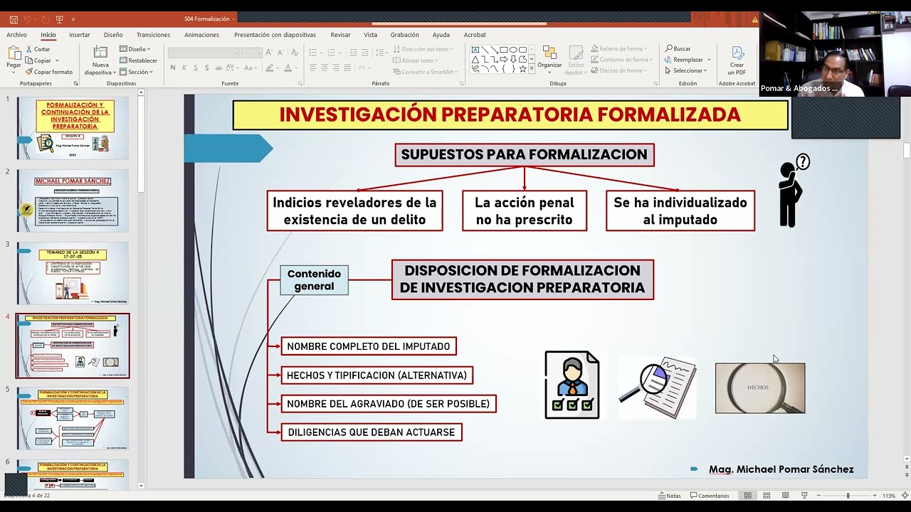 Sesión 4: Diligencias Preliminares | Curso Especializado en Investigación Preparatoria