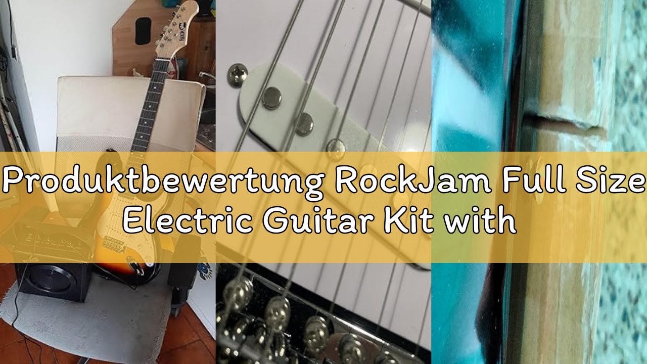 Produktbewertung RockJam Full Size Electric Guitar Kit with 10-Watt Guitar Amp, Lessons, Strap, Gig