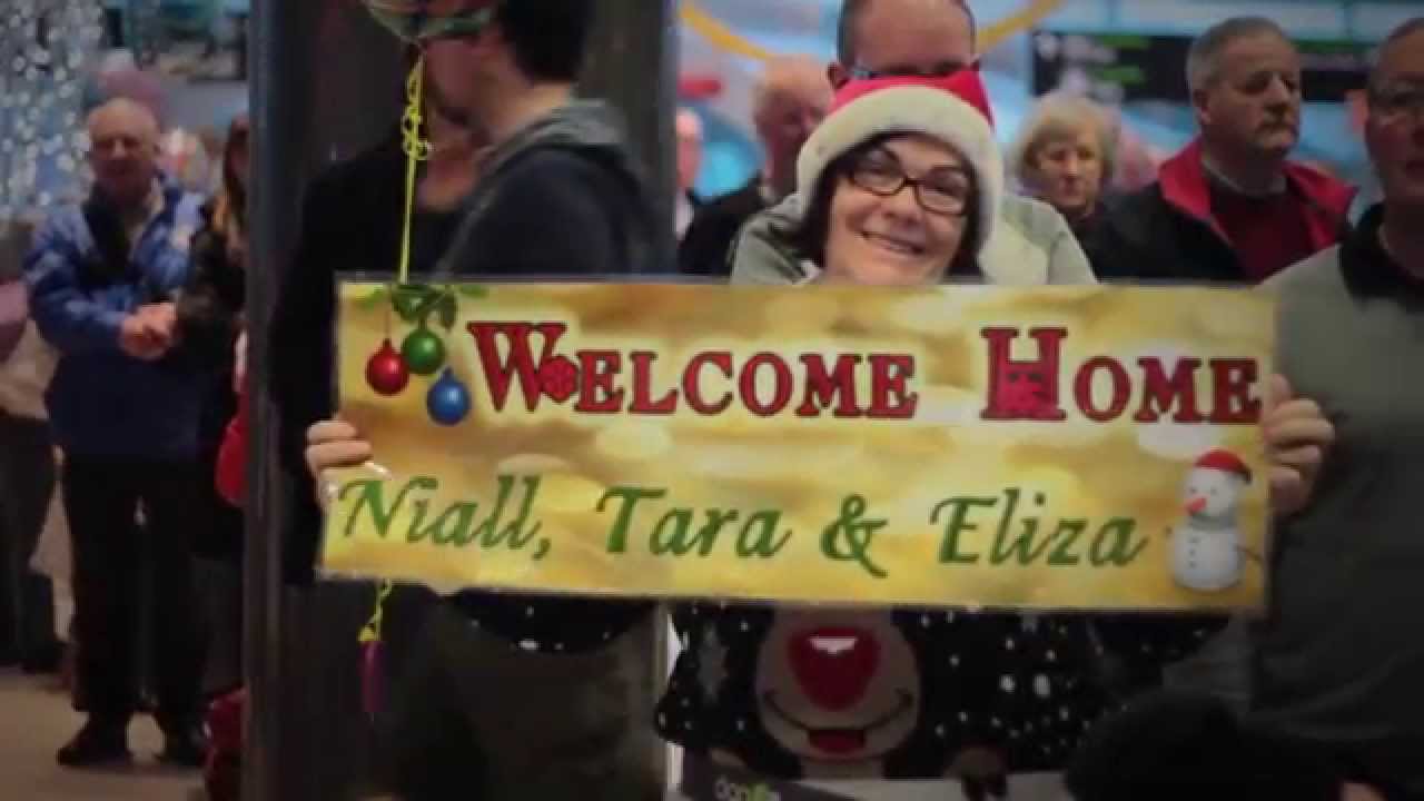 Ryan Tubridy welcomes people home live from Dublin airport!