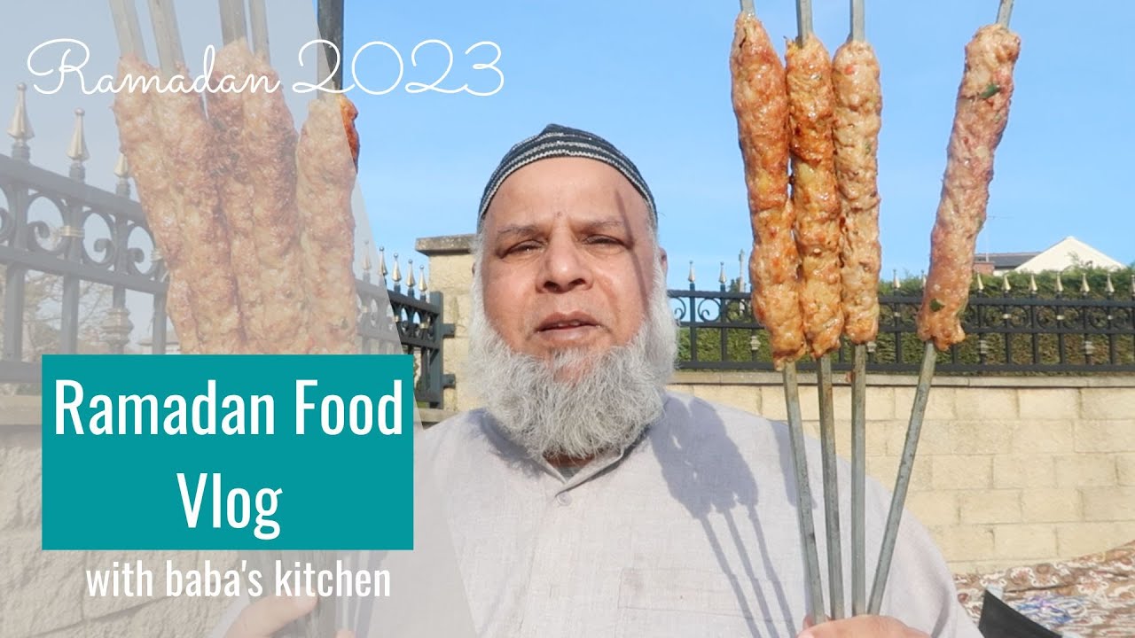 Ramadan BBQ Vlog with Baba's Kitchen/Kebab/ Fish/ Naan