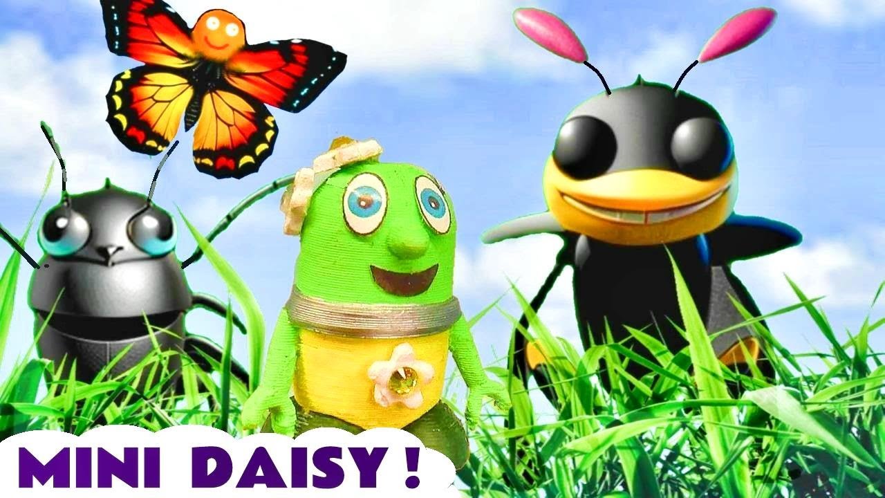 Mini Daisy Funling learns how helpful bugs can be close up