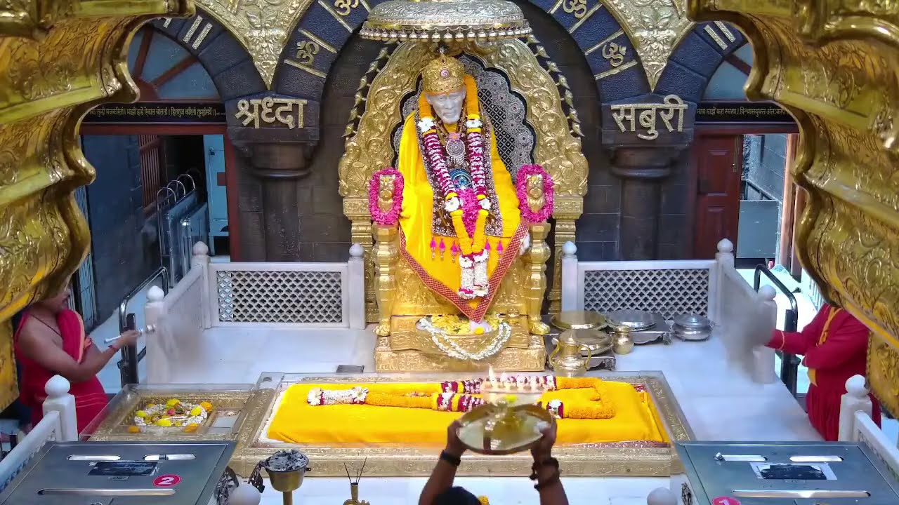 🌸Madhyan Arti 12 March 26 🌸| श्री साईबाबा समाधी मंदिर, शिर्डी | Shri Saibaba Samadhi Mandir Darshan🌸
