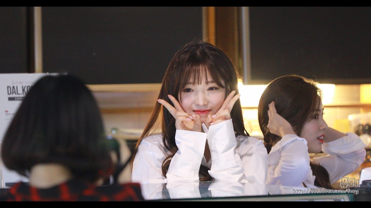 180324 프로미스나인(fromis_9) 노지선 직캠 (달콤커피 프롬이 카페)