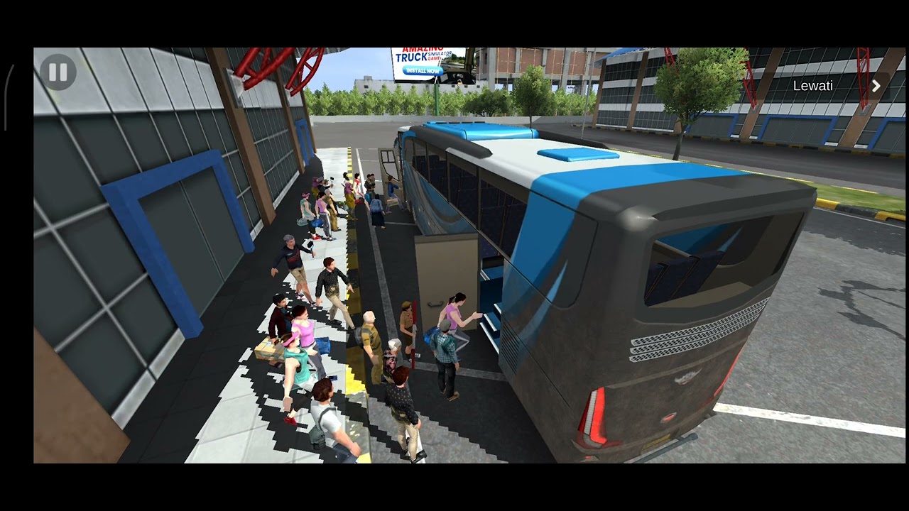 Aku mampir ke monas dulu kali -bus simulator. Part 6
