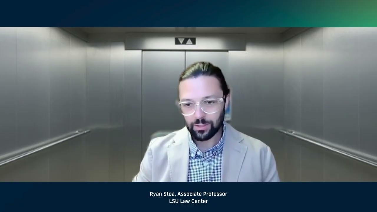 Professor Ryan Stoa, Associate Professor, LSU Law Center