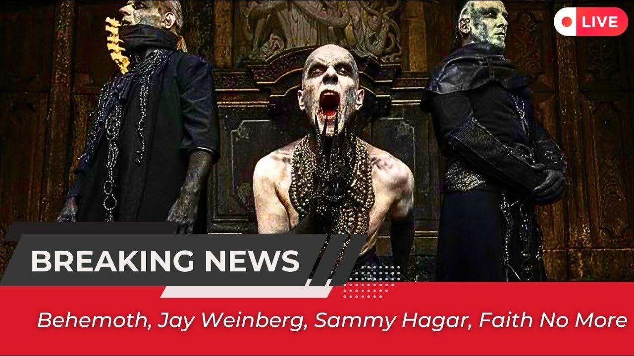 JAY WEINBERG Leaves Suicidal Tendencies! BEHEMOTH Massive Tour! Sammy Hagar & Faith No More! 🤘