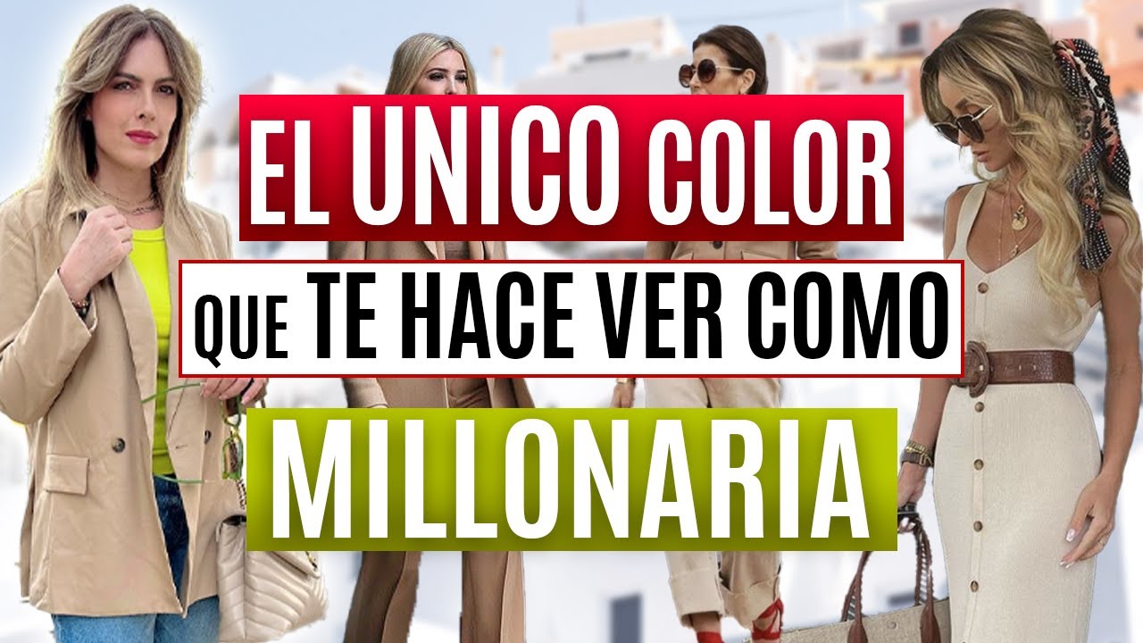 El UNICO COLOR que hace que TODOS tus OUTFITS se VEAN CAROS todo el año