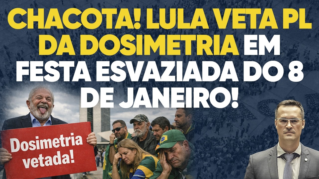 Lula VETA PL da Dosimetria em &ldquo;festa&rdquo; ESVAZIADA do 8 de janeiro!