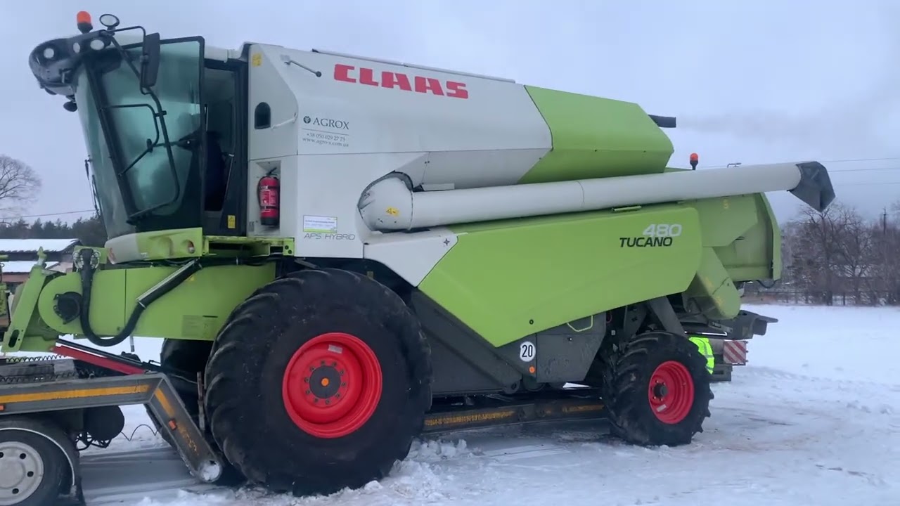 Доставили клієнту комбайн Claas Tucano 480 (Сумська обл.)
