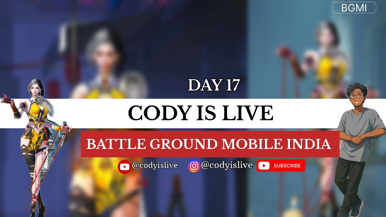 DAY 17 🔴 | GAMER FROM JHARKJAND, BGMI FULL GAMEPLAY| TDDxCODYBANK @codyislive