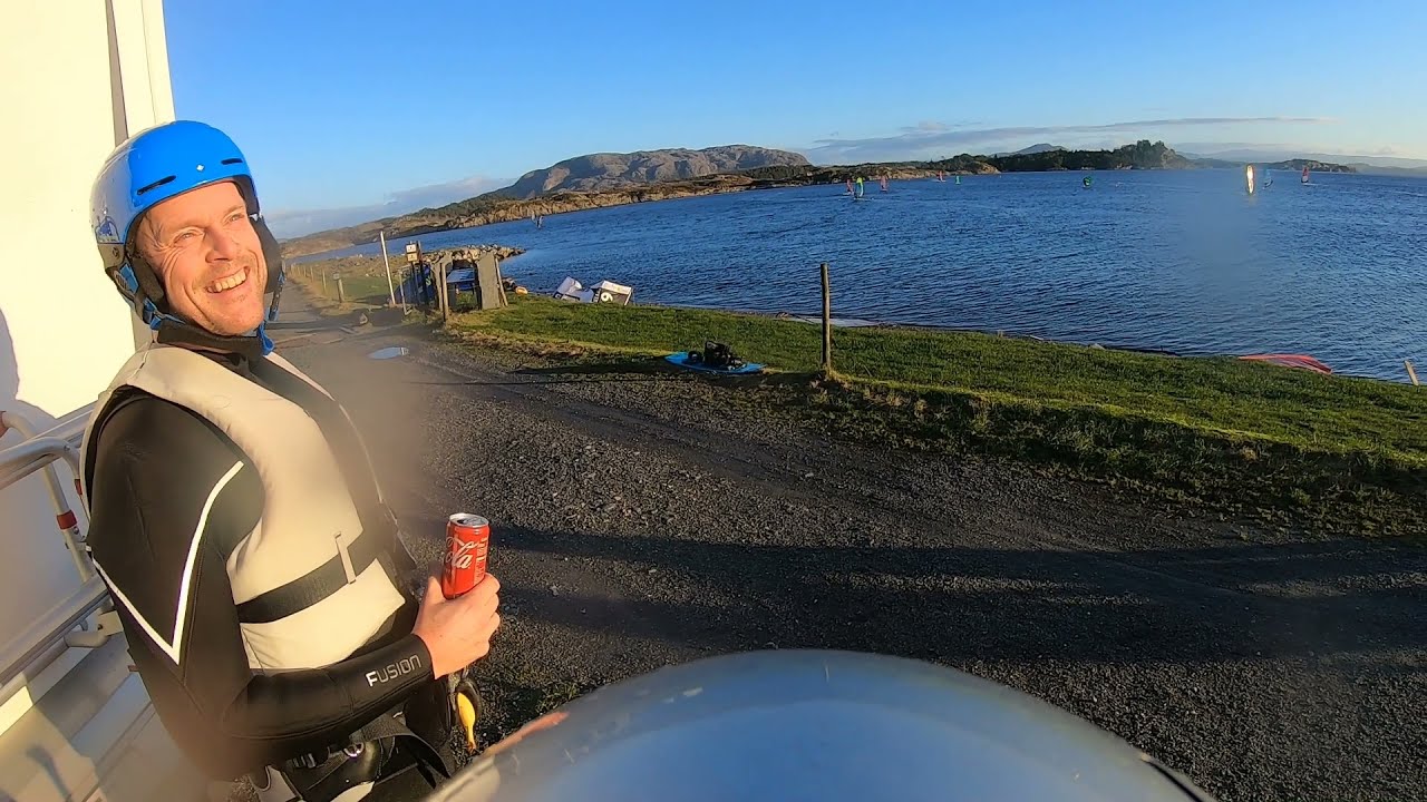 Just Windsurf - Flatwater blasting Waterstart Jibe Beach-talk