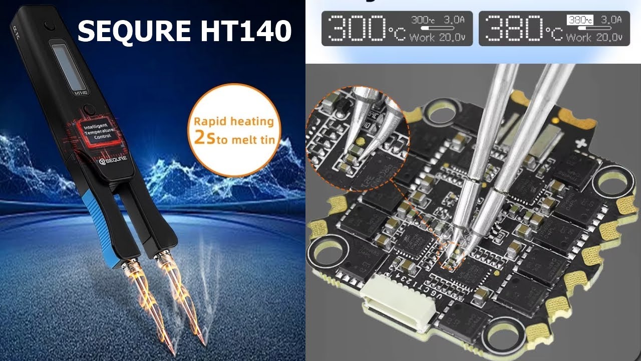 Термопинцет  SEQURE HT140. Тест в реальных условиях.
