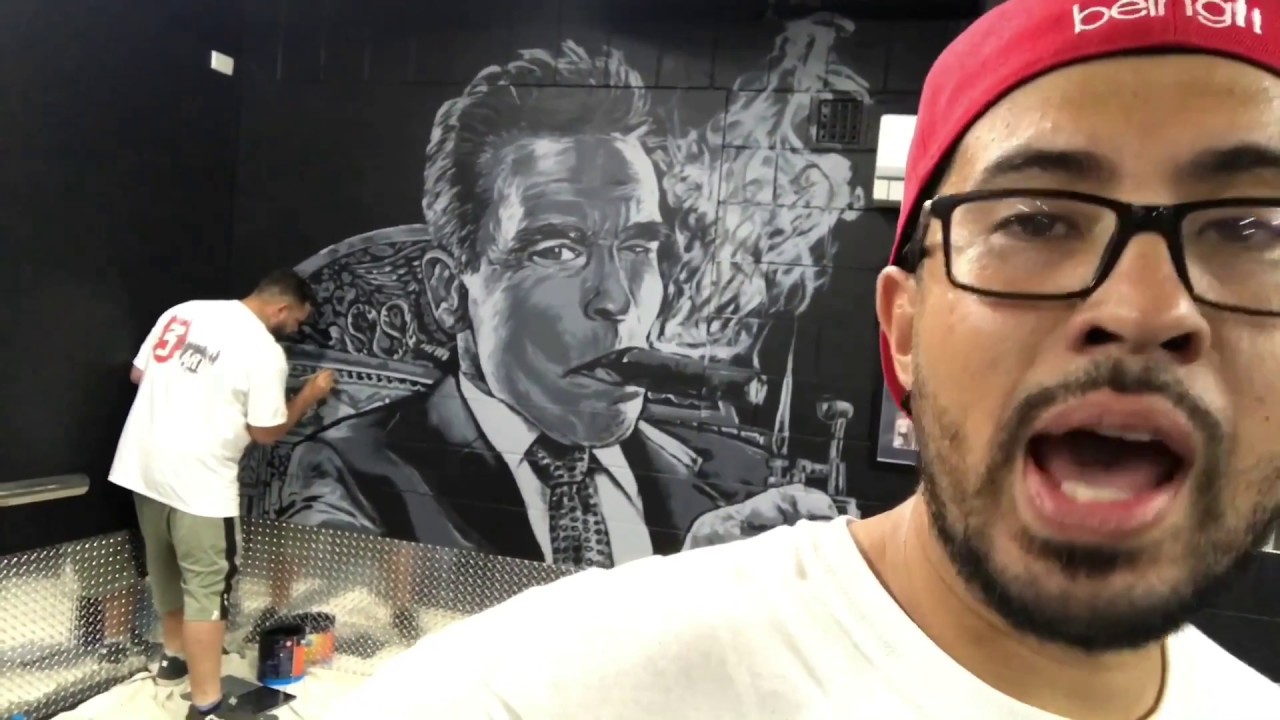 Arnie Mural @ Australian Muscle The Gym