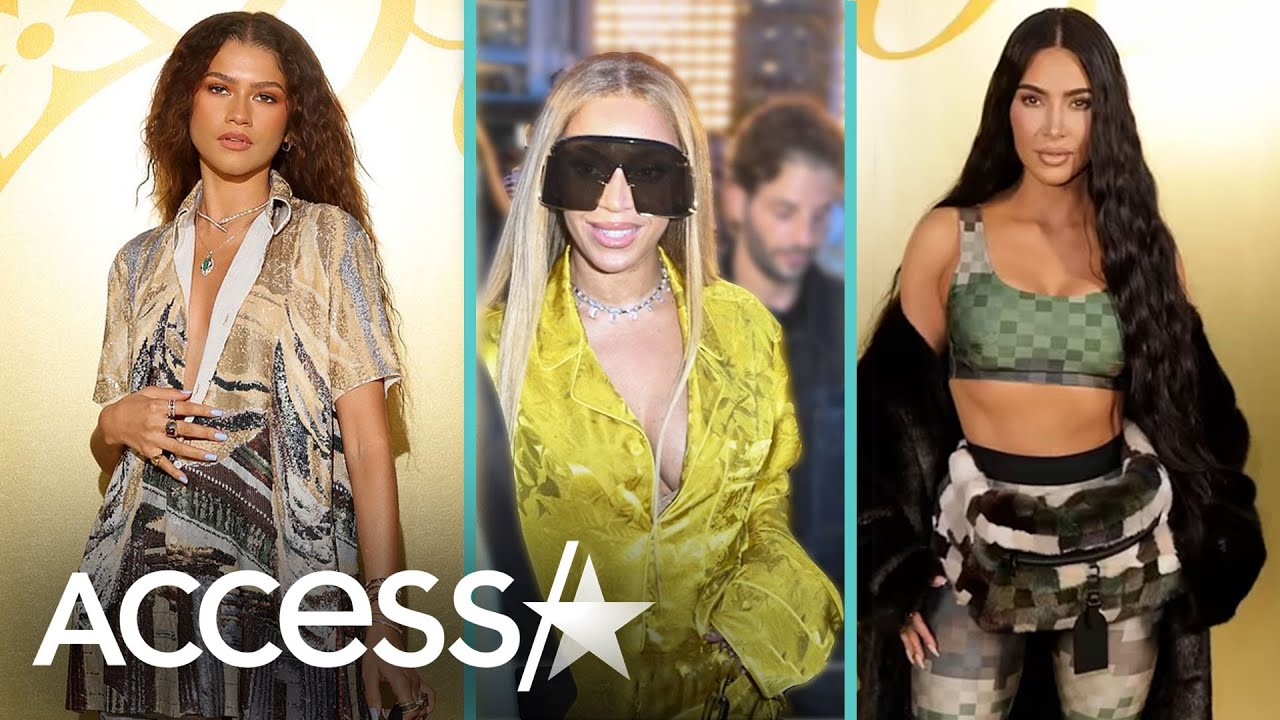 Zendaya, Rihanna, Kim K, Beyoncé SLAY At Louis Vuitton Show In Paris