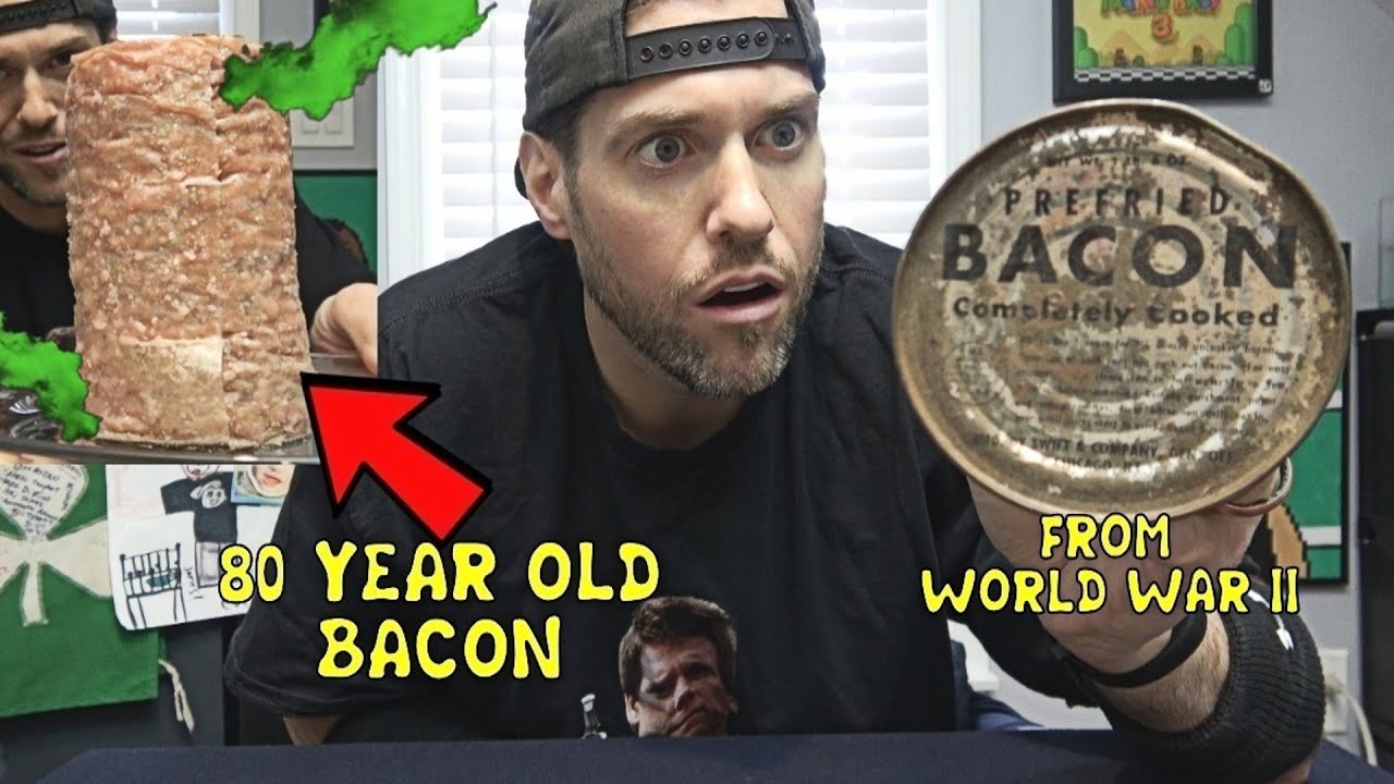 Is It Still Good?? 80 YEAR OLD BACON in A CAN From WW2 (Human Science) | L.A. BEAST