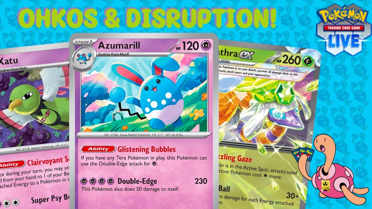 Azumarill & Espathra ex Make the PERFECT Combo to COUNTER the Meta! Pokemon TCGL Surging Sparks