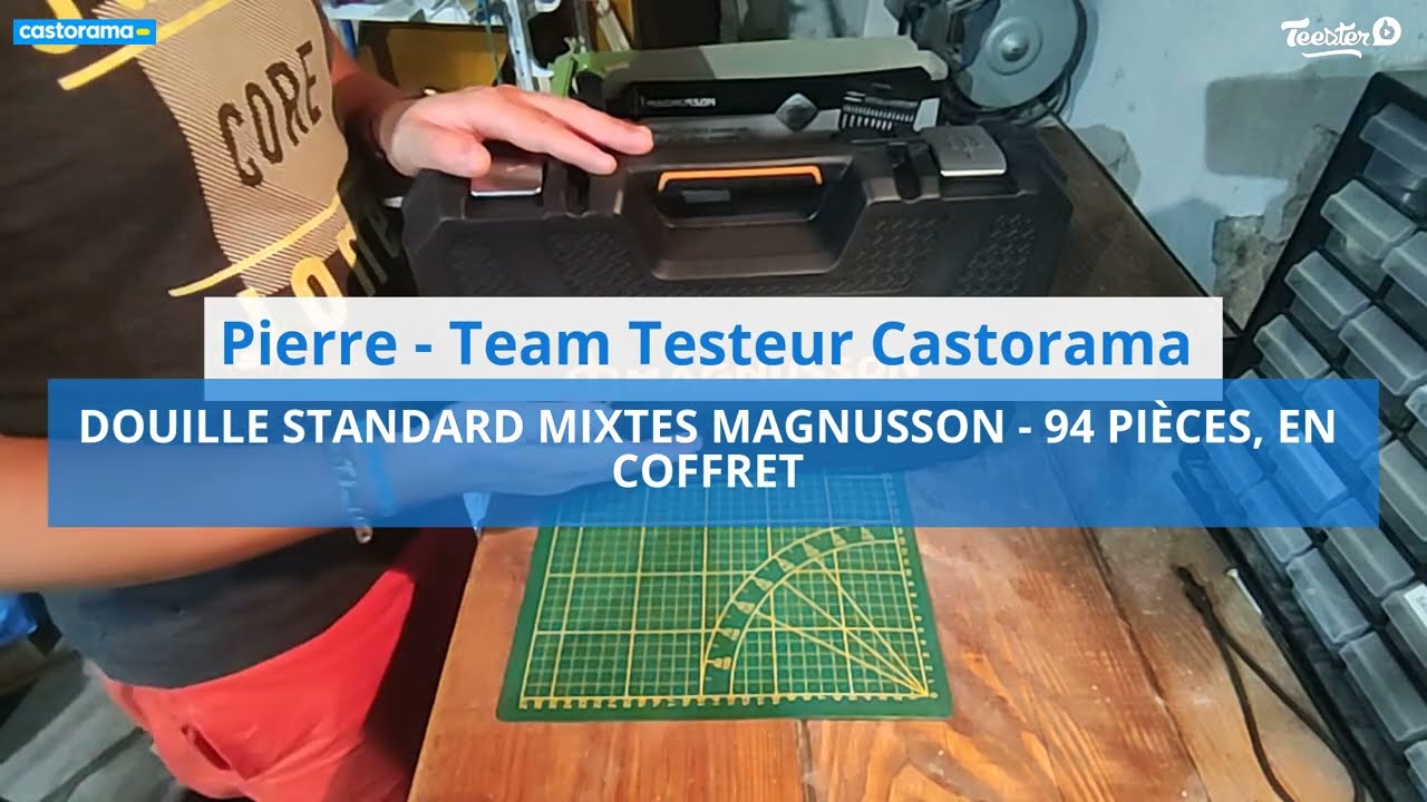 Avis Consommateur : Douille standard mixtes Magnusson 94 pièces, en coffret | Castorama