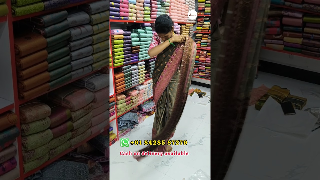 Easy to wear readymade saree cash on delivery available | #udhayatex #oneminutesarees #1minutesaree