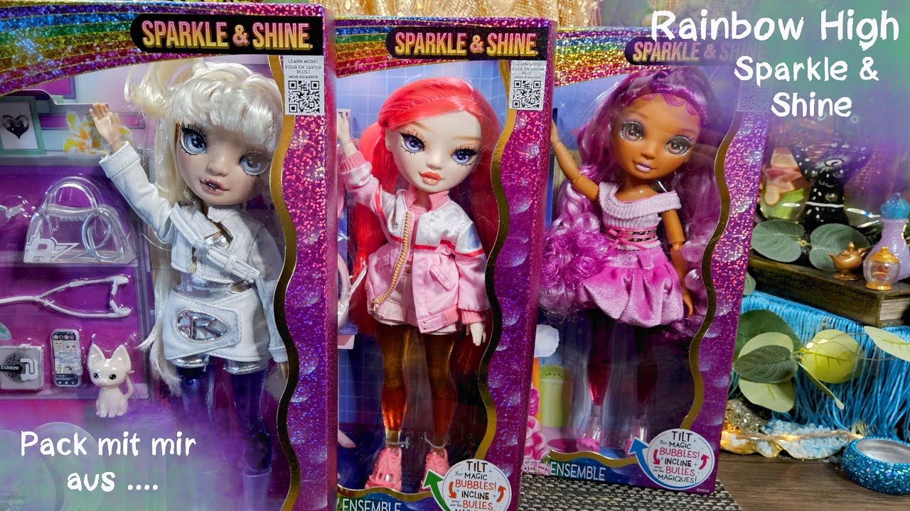 Rainbow High Sparkle & Shine  -  Whitney, Dawn, Leilani #rainbowhigh