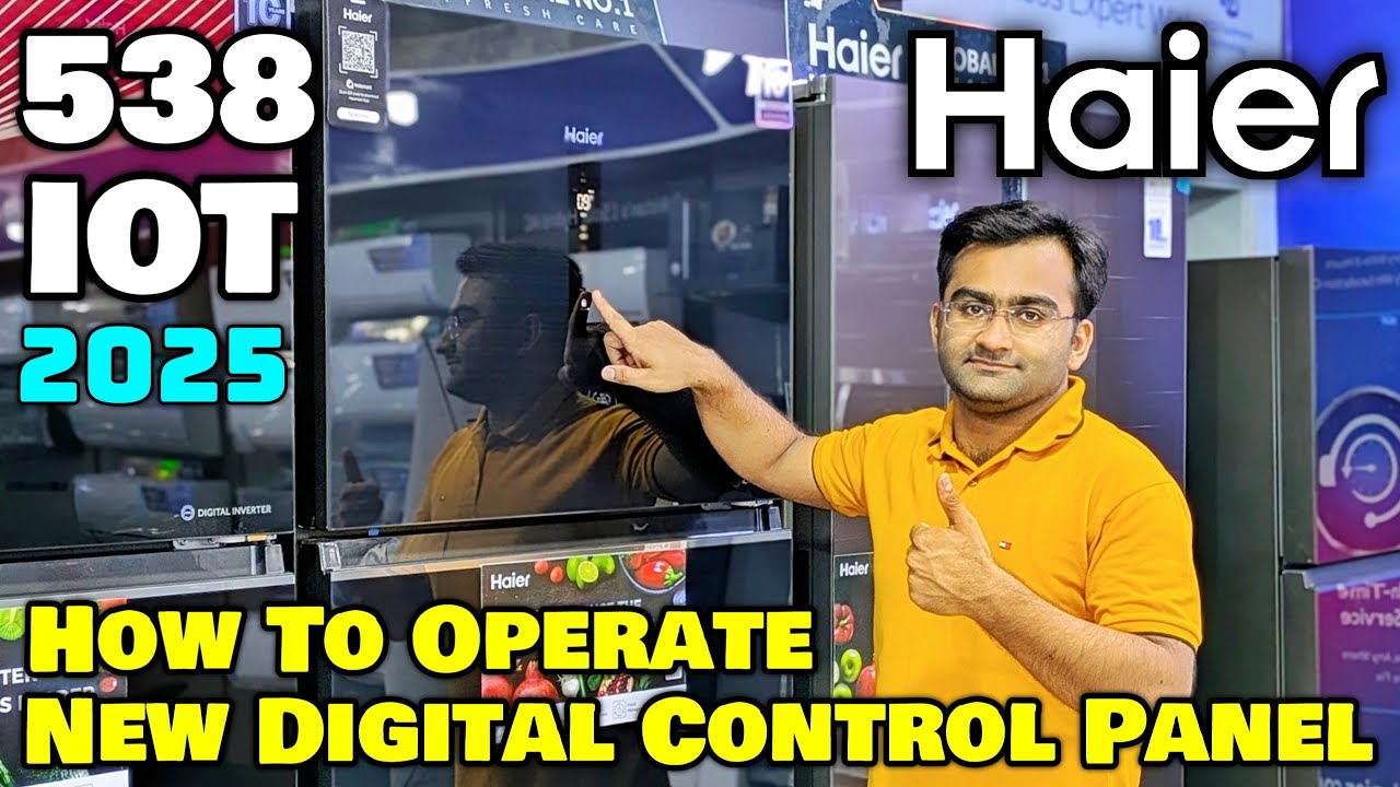 How to Operate a New Digital Control System of Haier IOT Refrigerator