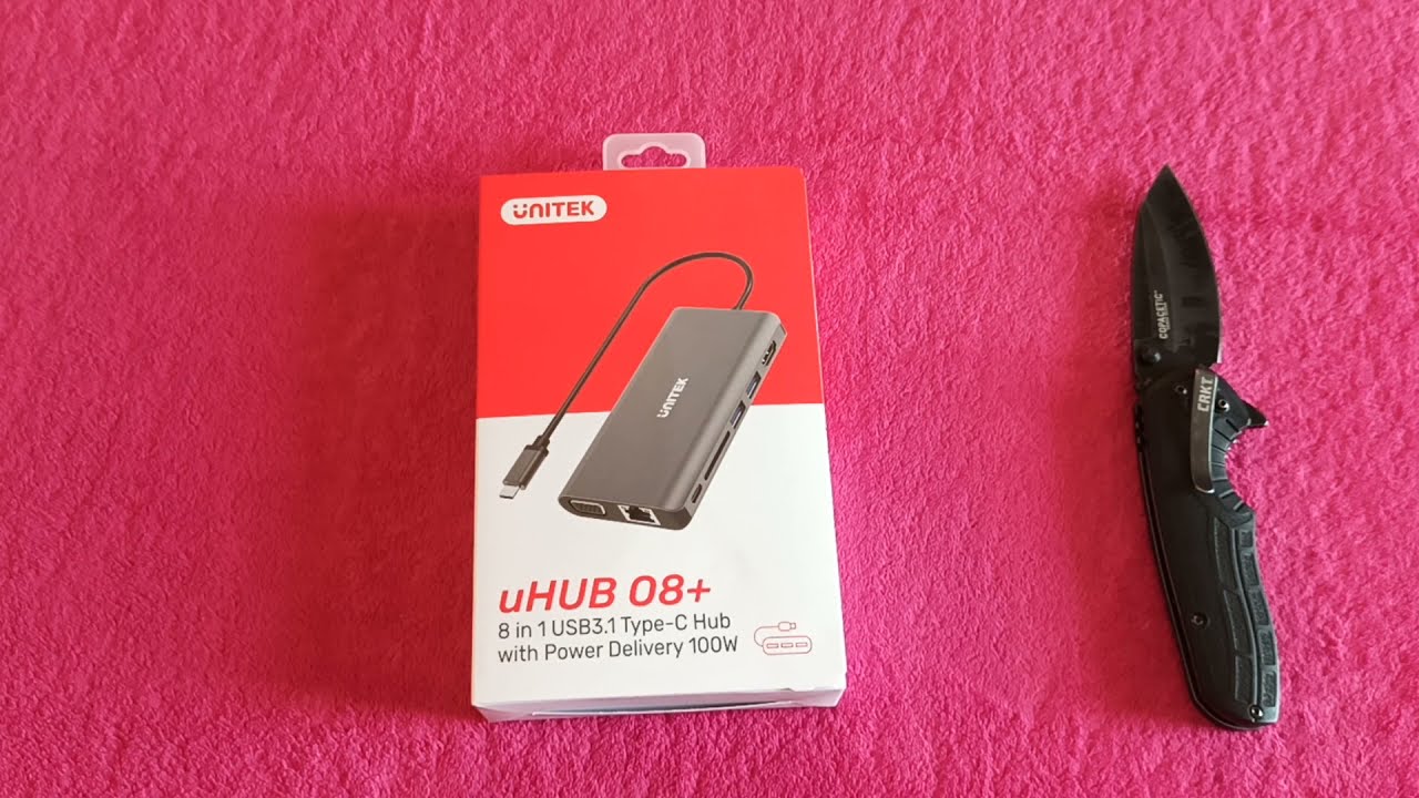 Stacja, replikator Unitek uHUB O8+ USB-C - Recenzja i Unboxing :)