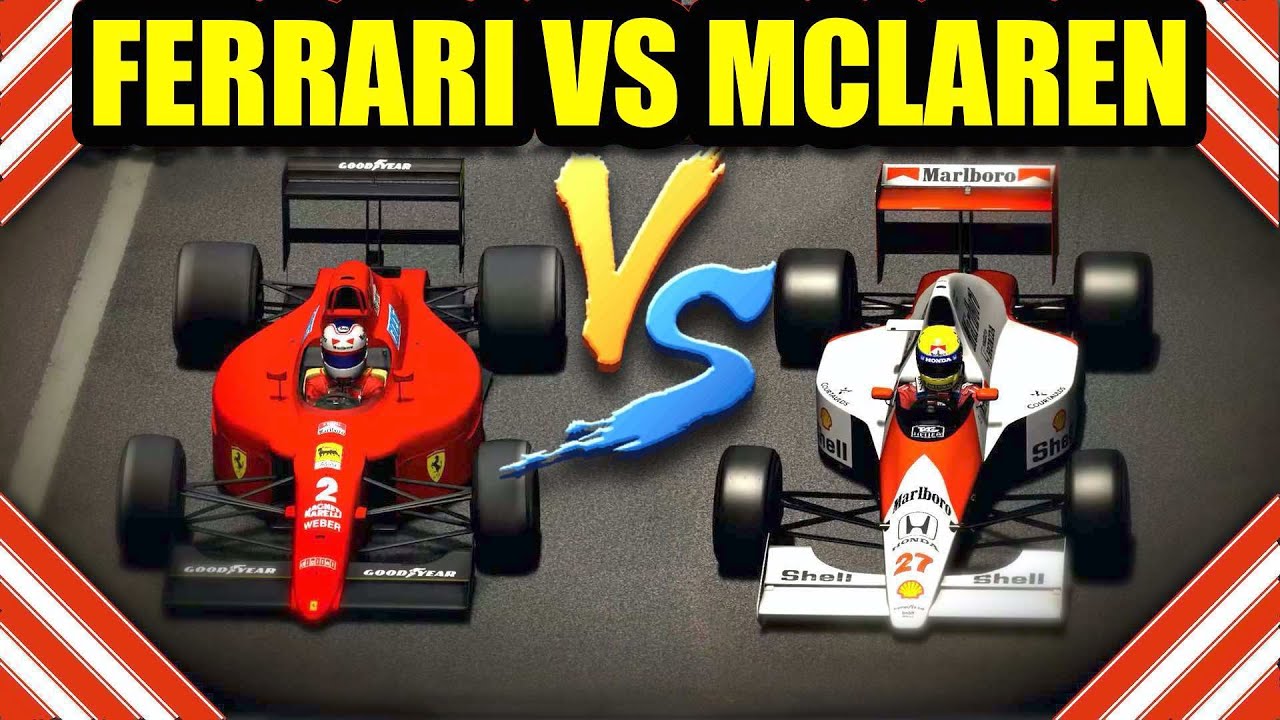 Ferrari 641 vs McLaren MP4-5B - Assetto Corsa VR