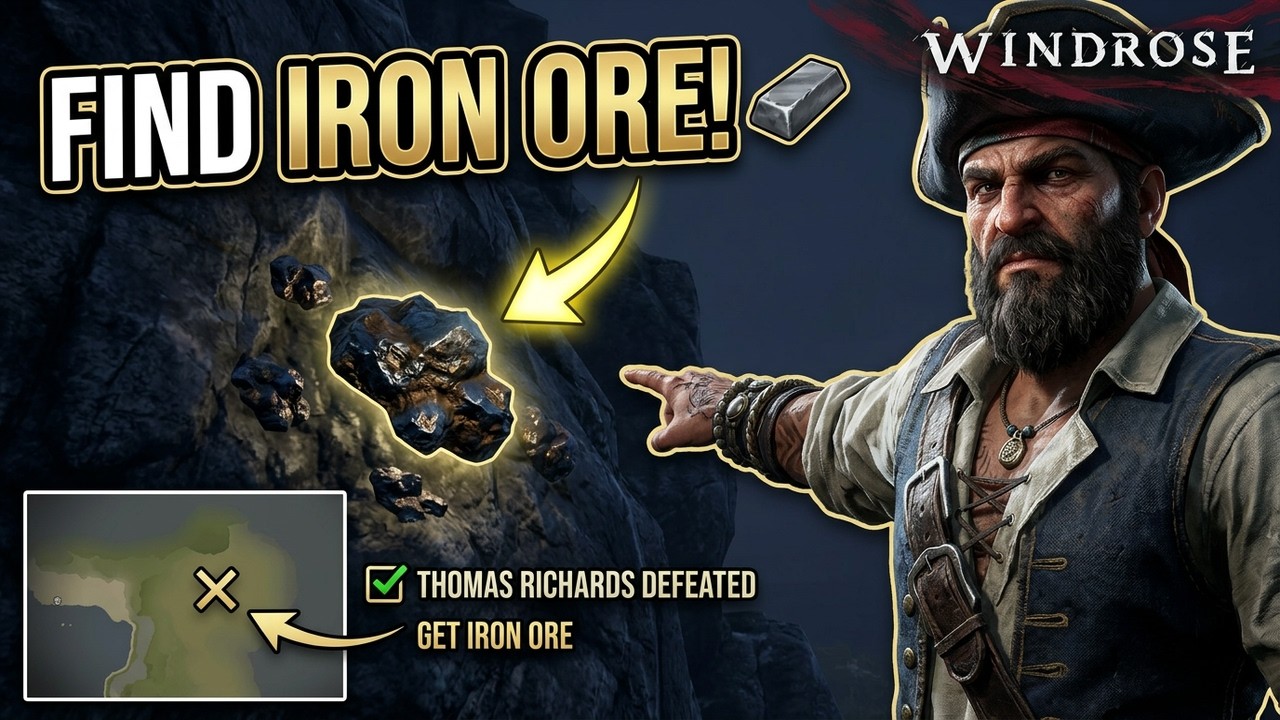 How to FIND IRON ORE in Windrose (Step by Step)