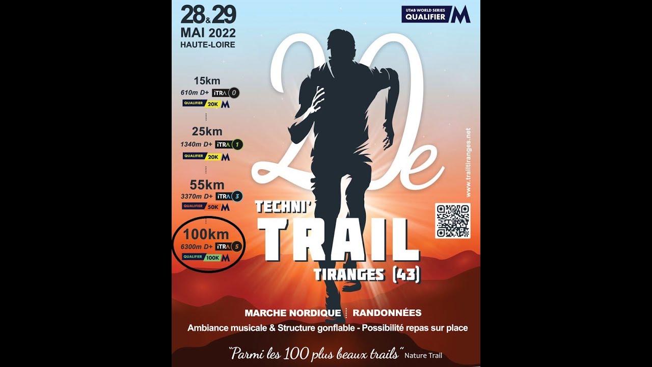 Technitrail Tiranges - 100km