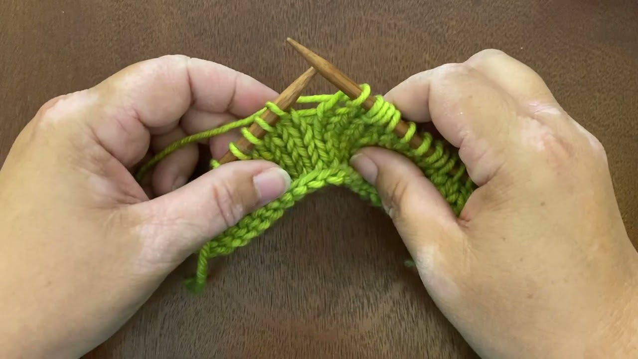 How to Knit Multiple Wrap Knit Stitches