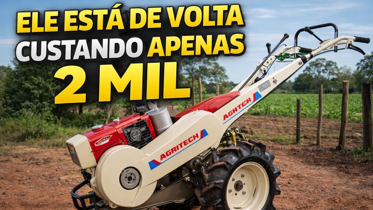 MOTO CULTIVADOR YANMAR, ESTA DE VOLTA O MAIS BARATO E ROBUSTO DO BRASIL MUITA GENTE ESTÁ COMPRANDO