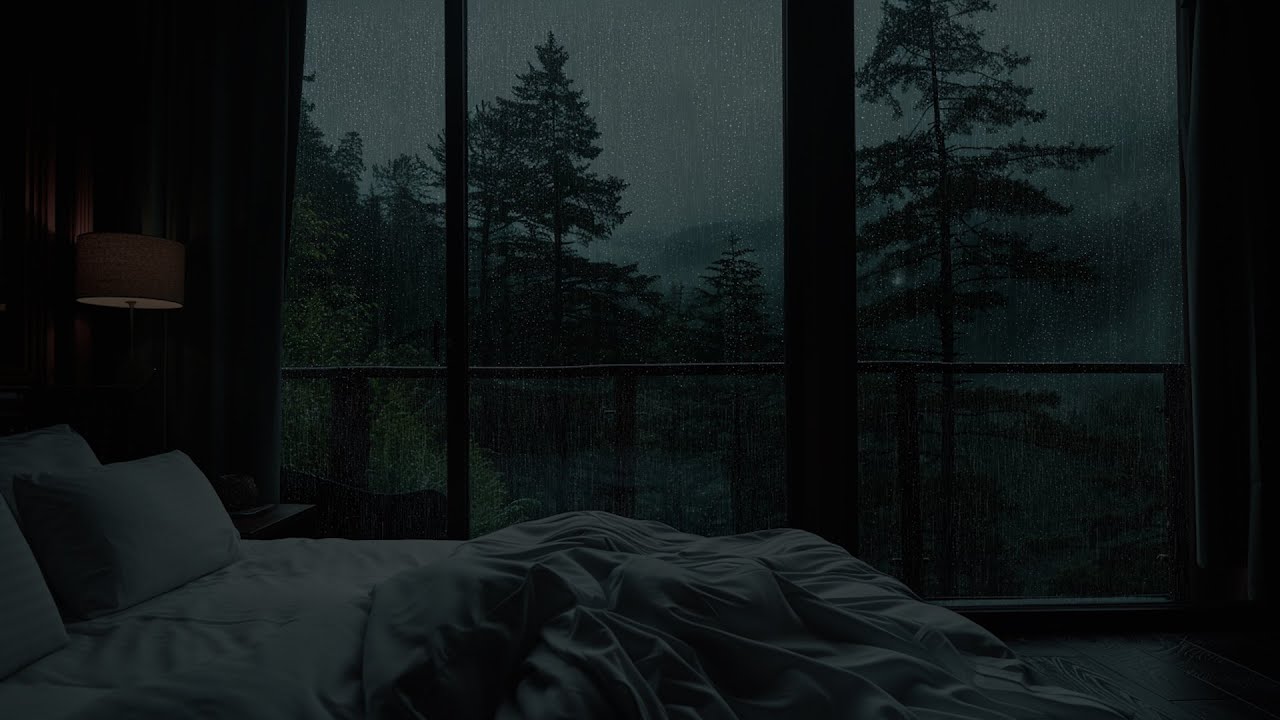 🎵 Heavy Rainstorm Therapy for Restful Sleep and Stress Relief | Heavy Rain and Thunder Sound 🌧️