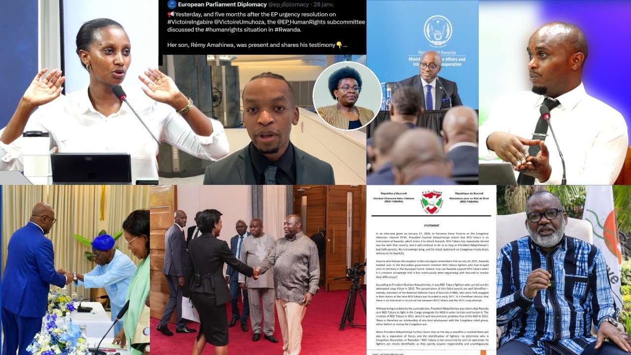 MIN. NDUHUNGIREHE YIBUKIJE INTEKO YA EU KO NTA BUBASHA IFITE KU RWANDA/M23 YANENZE AMASEZERANO/UVIRA