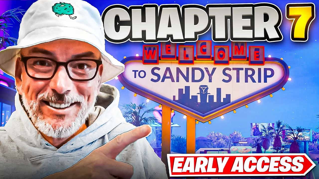 Fortnite пригласил меня сыграть в *НОВУЮ* ГЛАВУ 7 раньше времени! | BushCampDad