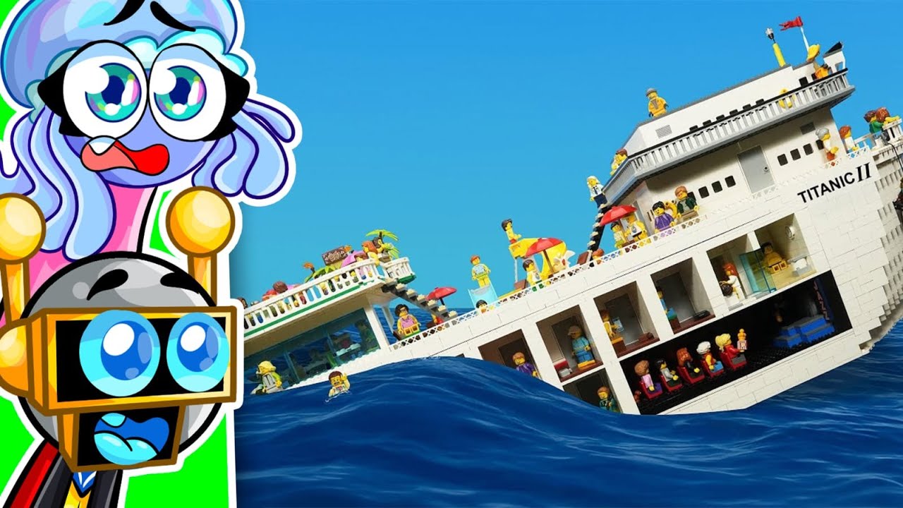 CRUCERO de LEGO GIGANTE vs TSUNAMI! (Reacción)