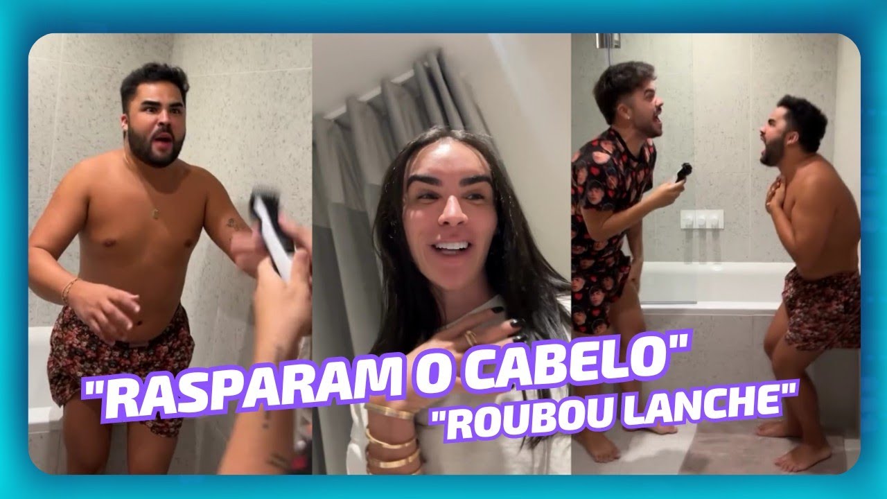 RAFA E ALVARO QUERENDO RASPAR O CABELO DO LUCAS • TROCOU O LANCHE