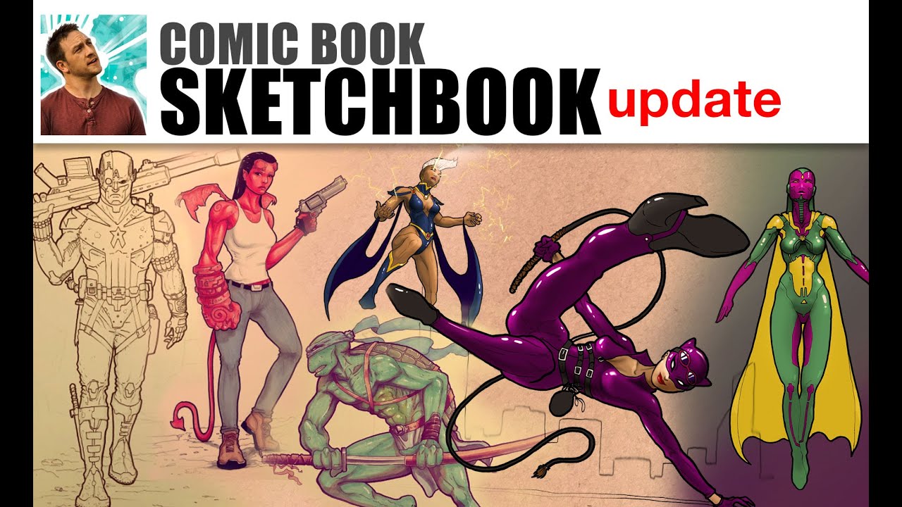 Comic Book Sketchbook Update
