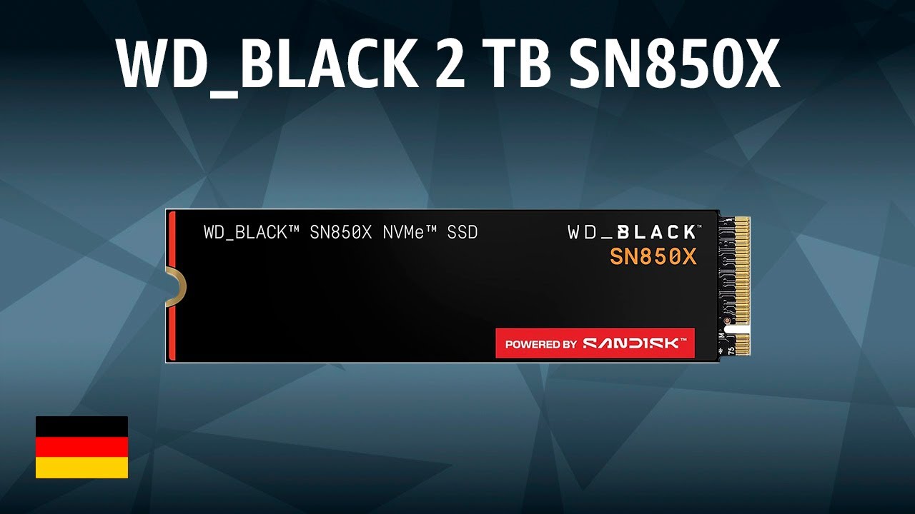 NVMe SSD WD_BLACK 2 TB SN850X | TEST | Deutsch