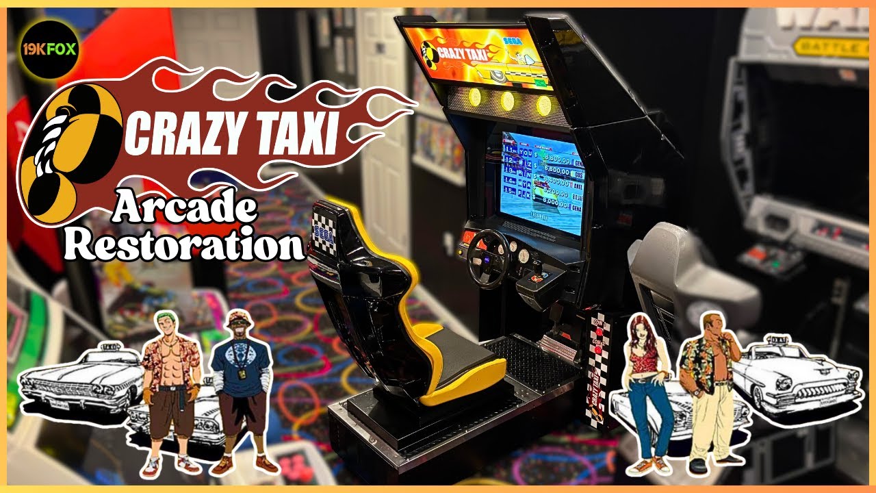 Sega's Crazy Taxi Arcade Restoration - Full Build