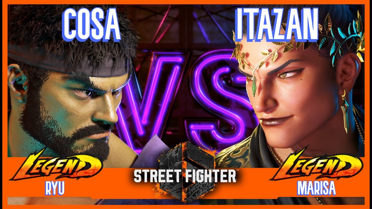 SF6 Match ♦ COSA (Ryu) 🆚 ITAZAN (Marisa) ♦ High level matches