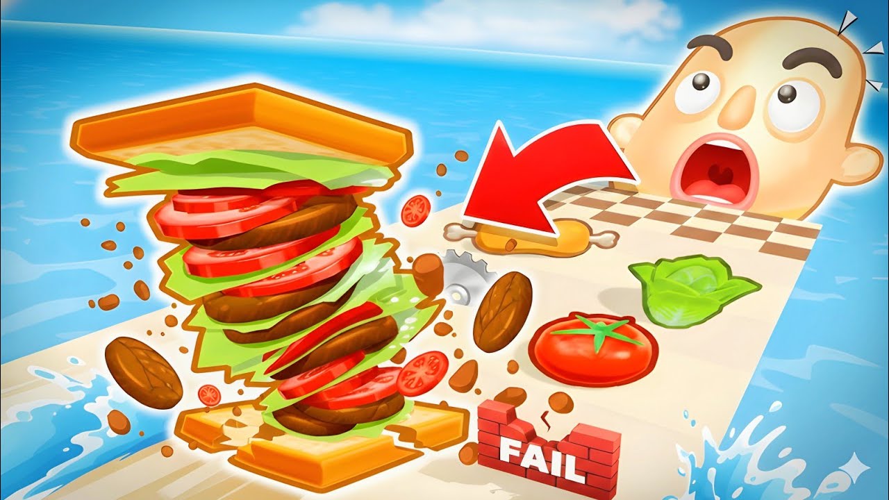Sandwich Runner Walkthrough Gameplay | Android & iOS Mobile Games, Part 01 