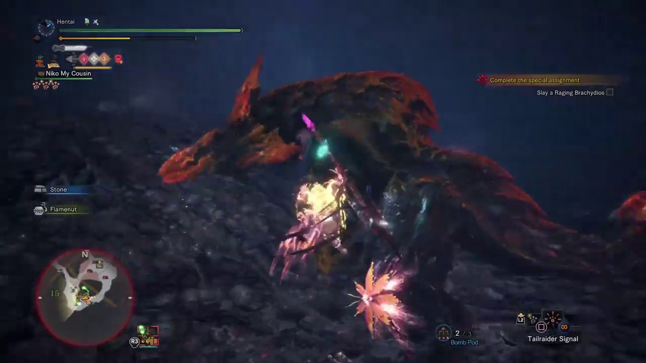 MHW:I Raging Brachydios Insect Glaive Solo